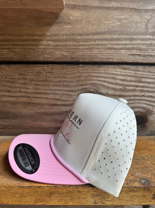 Perforated Script Snapback