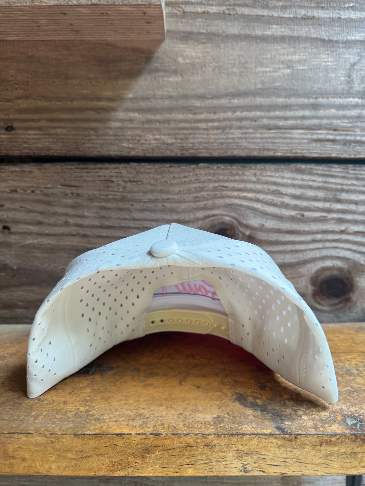 Perforated Script Snapback