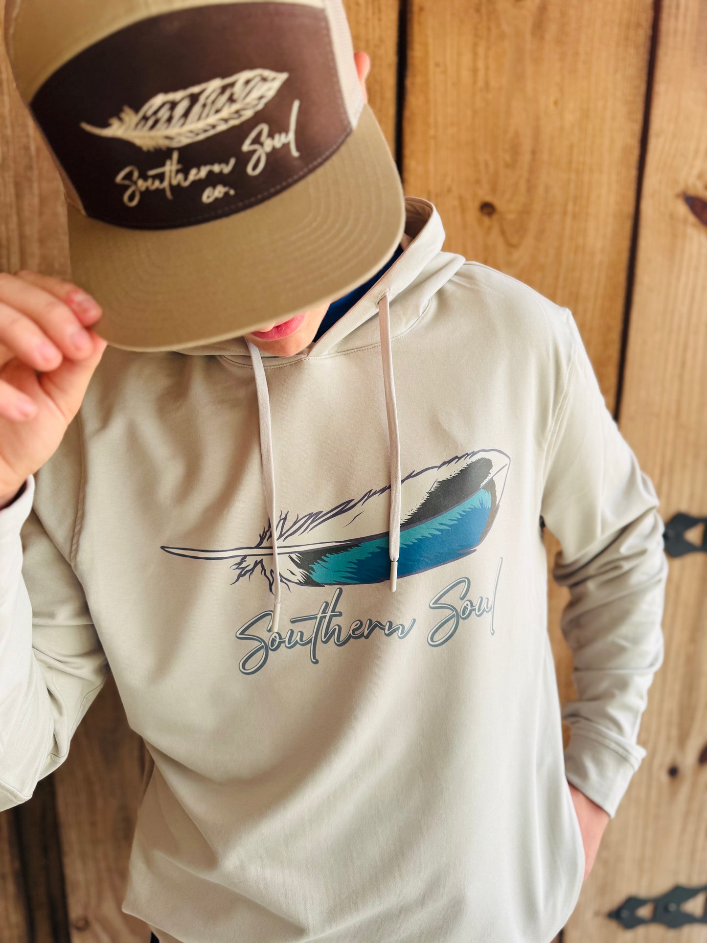 Performance Feather Hoodie
