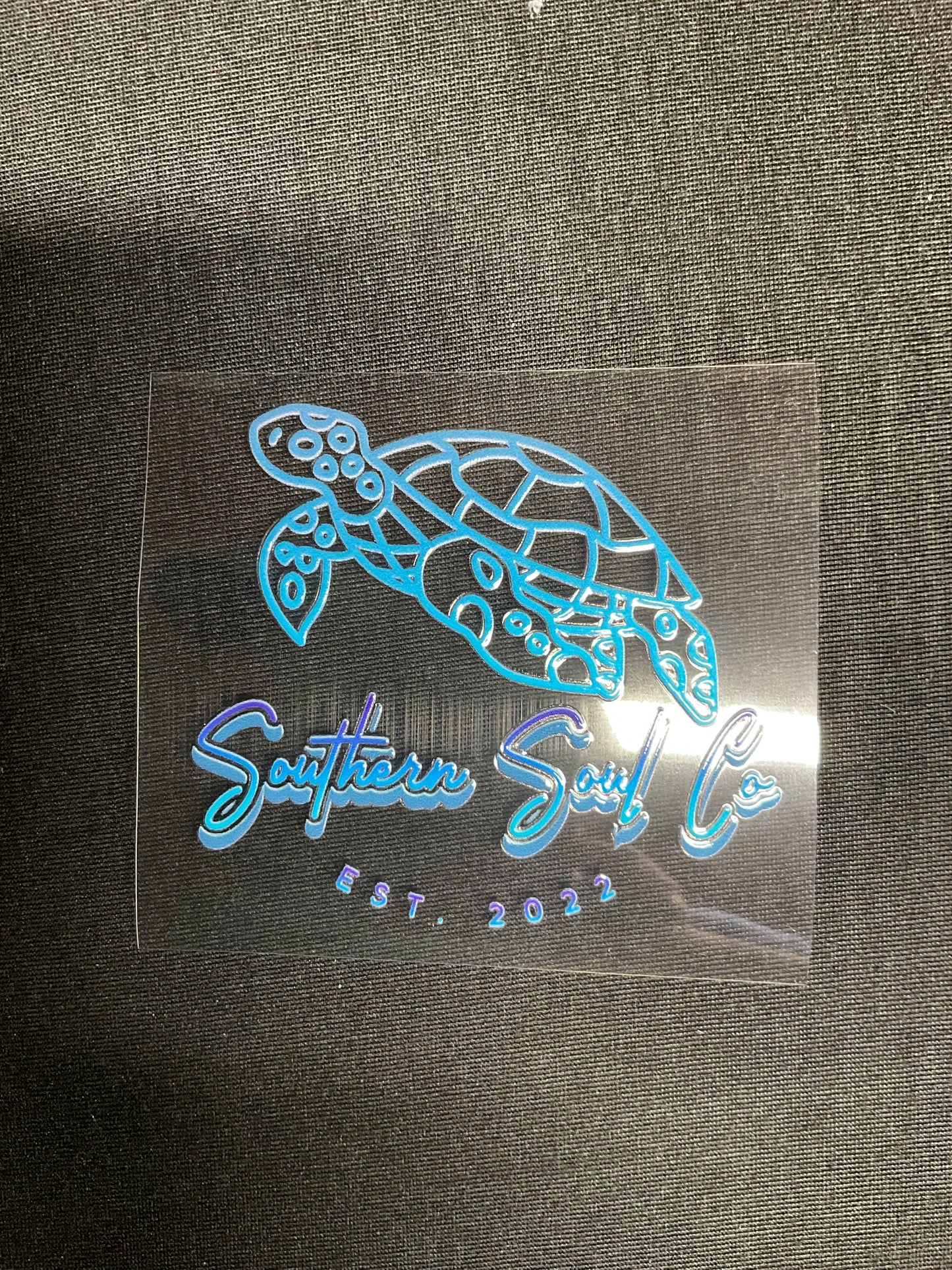Neon Turtle Decal