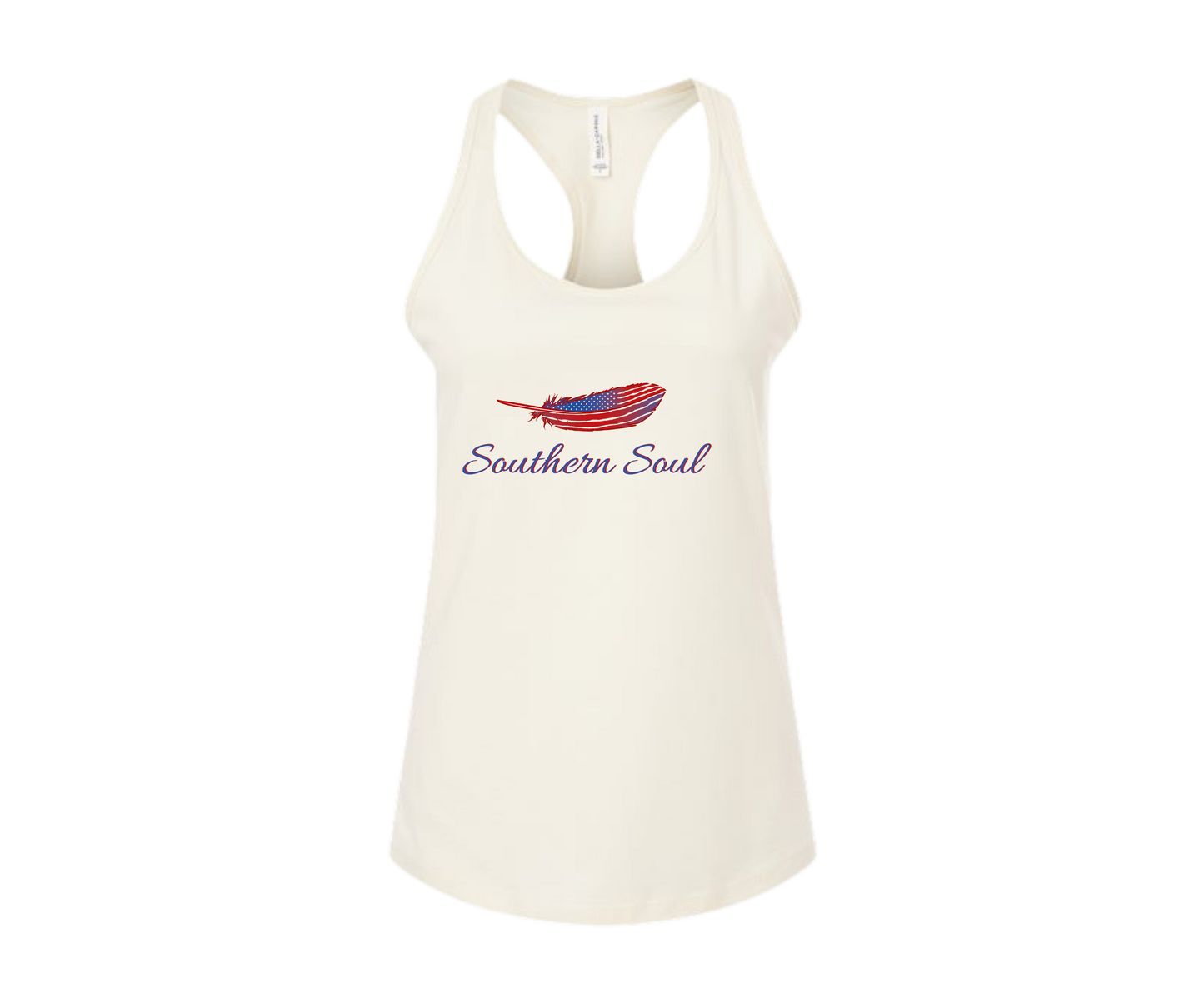 Ivory Patriotic Feather Tank