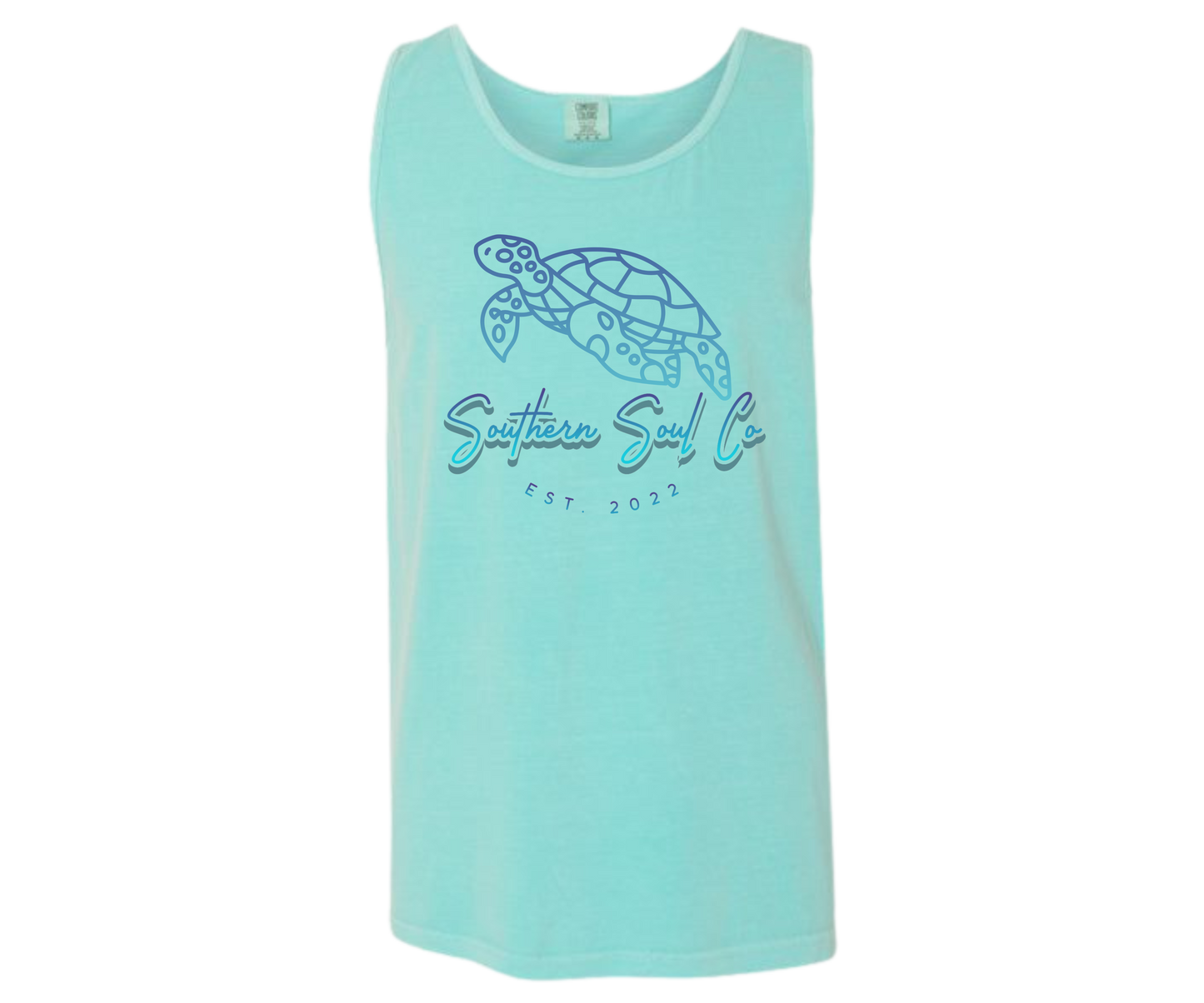 Neon Turtle Tank