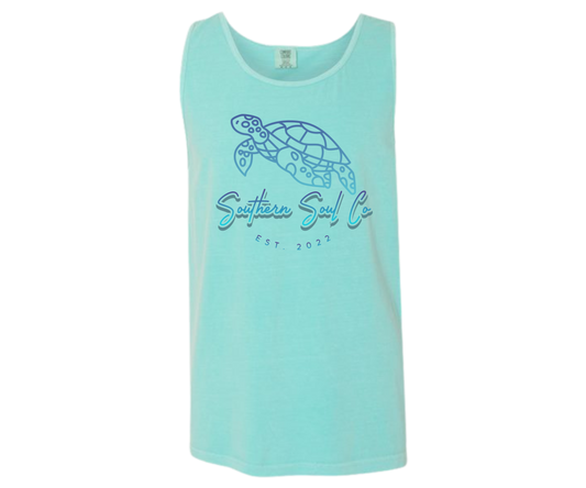 Neon Turtle Tank